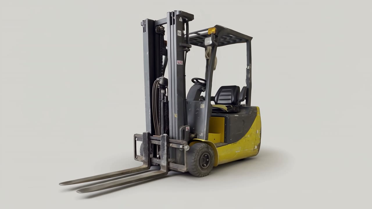Elektrische heftruck, driewiel, 360 graden